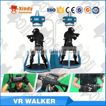 Shanghai fair Hottest VR equipment VR headset 9D VR Simulator VR Walker