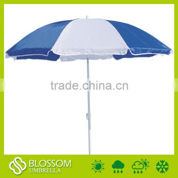 Outdoor portable promotion polyester material fabric custom printing windproof beach umbrella                        
                                                                                Supplier's Choice