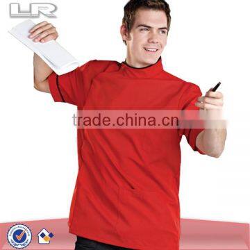 Men Asymmetrica Dental Tunic Nurse Cotton Jacket Hospital Uniform