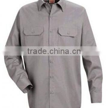 man fitted flame resistant work shirts