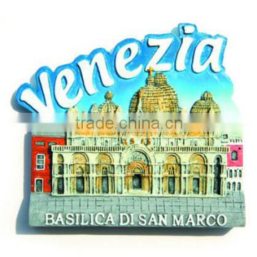 Venetian poly resin fridge magnet for tourist