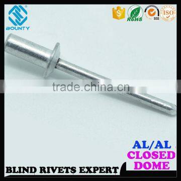 MANUFACTURER ISO15975 DOME HEAD ALUMINUM ALUMINUM WATERPROOF BLIND RIVETS