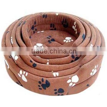 Soft Comfortable Dog Bed (Paw print) with different sizes