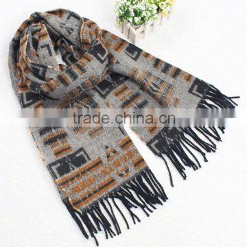 New Product High Quality Fashion Geometric Pattern Scarf WJ-664 photo-4