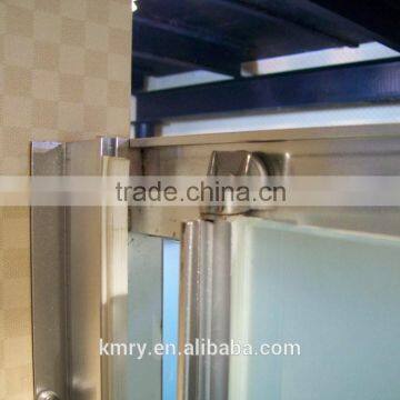6MM Tempered Glass Aluminum Frame Folding Shower Screen (KD3207) photo-5