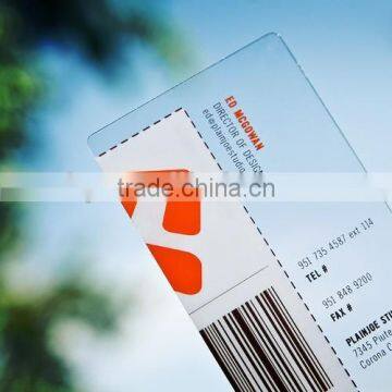 Business CMYK translucent pvc cards (M-PC008)