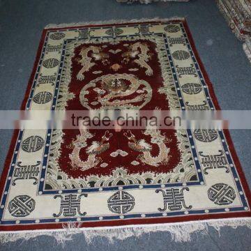 chinese good quality handmade silk carpets hand knotted pure silk rug                        
                                                Quality Choice