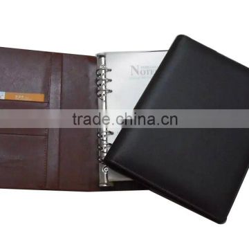 2016 Leather Cover Planner Organizer With Metal Ring