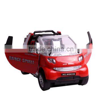 Hot selling lovely mini music plastic toy car for kids
