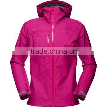 Hooded waterproof trekking jacket