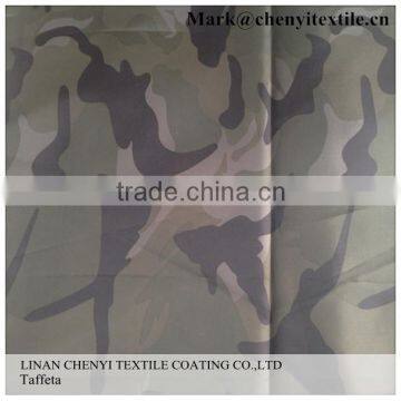 Hot Sale Polyester Taffeta With Cheap Camouflage Fabric