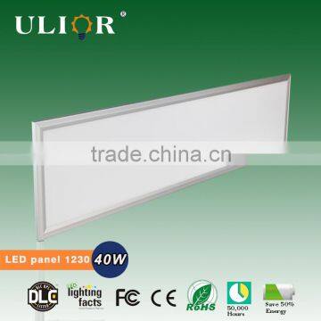 CE ROHS DLC 1' x 4' LED panels ultra thin 1200x300 led panel lighting for commercial lighting