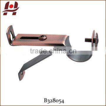 B319055 metal iron single window double curtain bracket