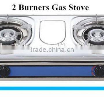double burners gas cooktop
