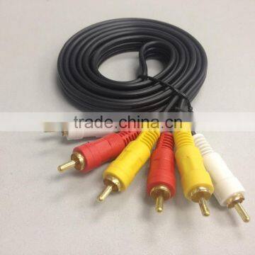 COPPER 3RCA TO 3RCA WITH GOLD PLATED photo-2