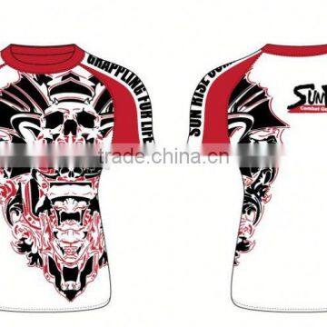 Hot sale custom BJJ RASH GUARD