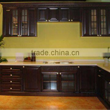 solid wood kitchen cabinet