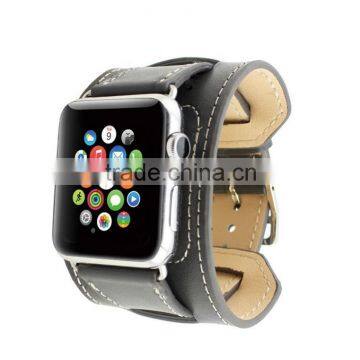 3 in 1 Cuff Genuine Leather Band for Apple Watch, for Apple Watch Leather Band