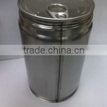 Top quality Weld coffee tin can with easy open lid screw cover