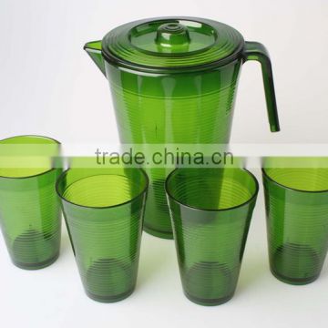 hot sale green water cup set cups