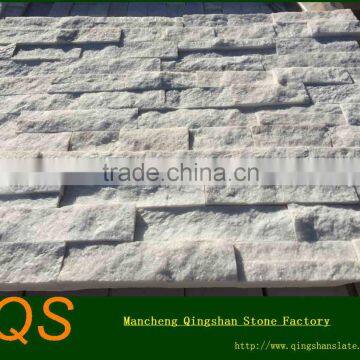 white quartz wall cladding stone