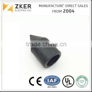 hardening steel drilling head for earth rod