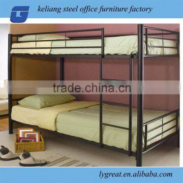 Metal bunk mattress bed