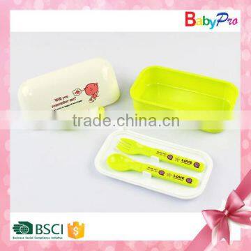 2015 New Design China Hot-Sale Lunch Box Wholesale Kids Meal Box Plastic Lunch Box With Spoon and Fork photo-4