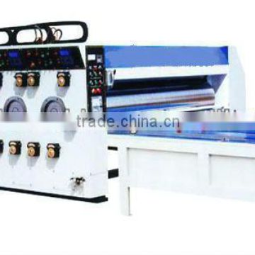 cardboard box printing slotting and die cutting machine