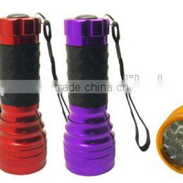 TE077 2015 Promotion super power Aluminum zoom in and out 21LED Flashlight