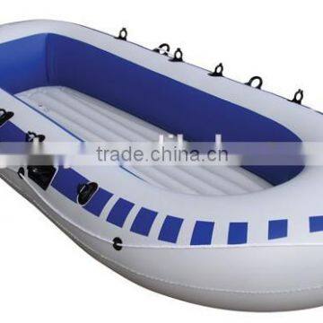 white PVC inflatable drift rowing boat