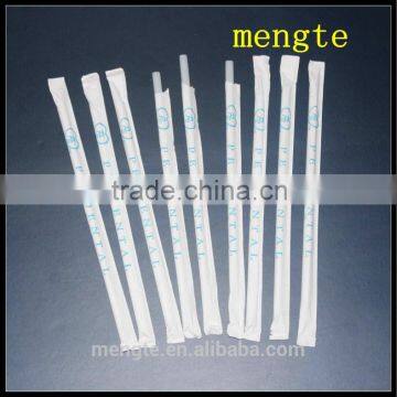 promotional paper wrap thick plastic printed straw wholesale