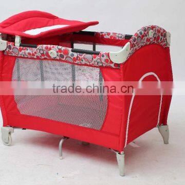 2016 New arrival stainless steel new born baby bed baby cribs