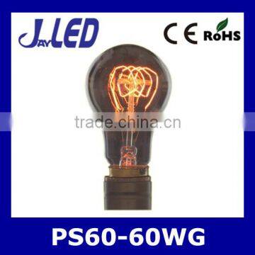 PS60 glass body osram bulb 60w incandescent light