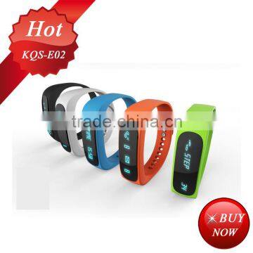 e02 ce pedometer smart bracelet step counter sport manager