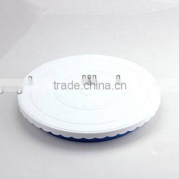 Plastic round cake display rotating turntable