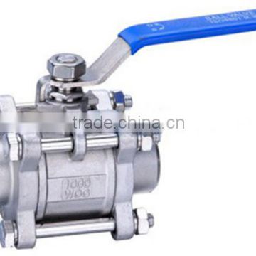 stainles steel valves / 3-PC Butt Welding Ball Valve