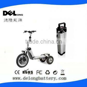 Rear rack electric bicycle battery 36V 12A