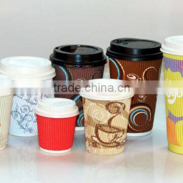 ripple wall cofffee paper cups