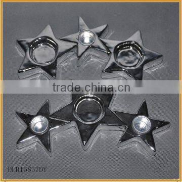 bulk ceramic star shape tealight candle holders