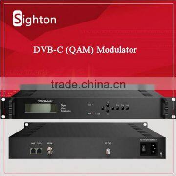 2016 hotsale broadcasting digital tv QAM modulator single channel DVB-C