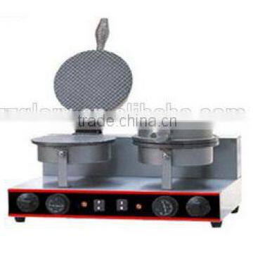 Hot Sale Stainless Steel Durable Waffle Ice Cream Machine in China photo-4