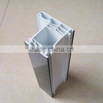 UPVC Plastic profiles construction company profiles frame casement window quality 6 chambers plastic profiles