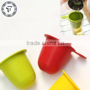 New style leaf shape silicone tea infusers wholesale