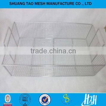 Stainless steel disinfection cleaning basket&Customize Sterilization Stainless Steel Wire Mesh Tray and Basket(guangzhou)