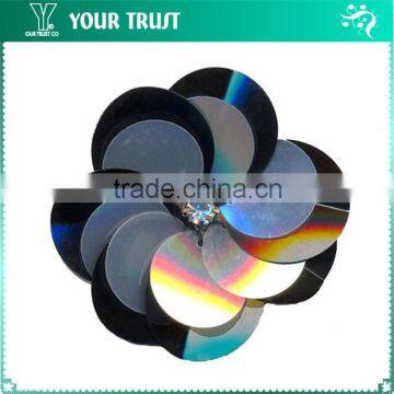 Handmade Rhinestone Layer White Flower Decorative For Dresses Gift Crafts photo-5