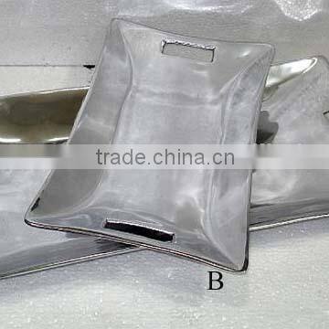 Aluminium Mirror Polish Fruit Trays/ Dish.