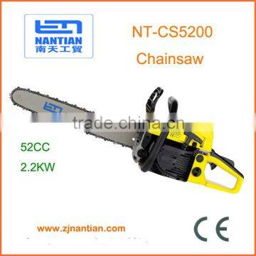 52cc chain saw wood cutting machine