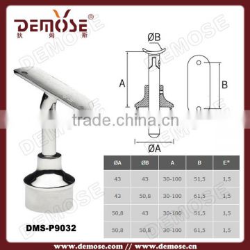 tube mounting brackets for top rail design