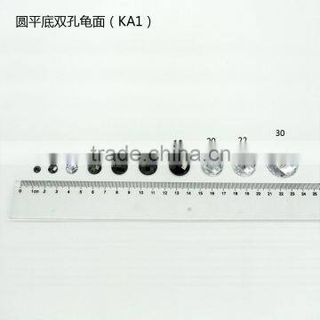 KA1 Round Chessboard Flat Back Acrylic Stone Two Holes Sewing on Craft Apparel Garment Accessories Decoration Fitting photo-3